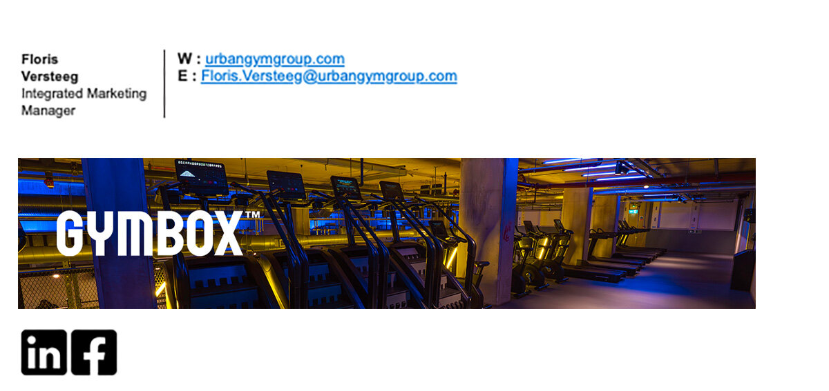 UGG email signature — Gymbox